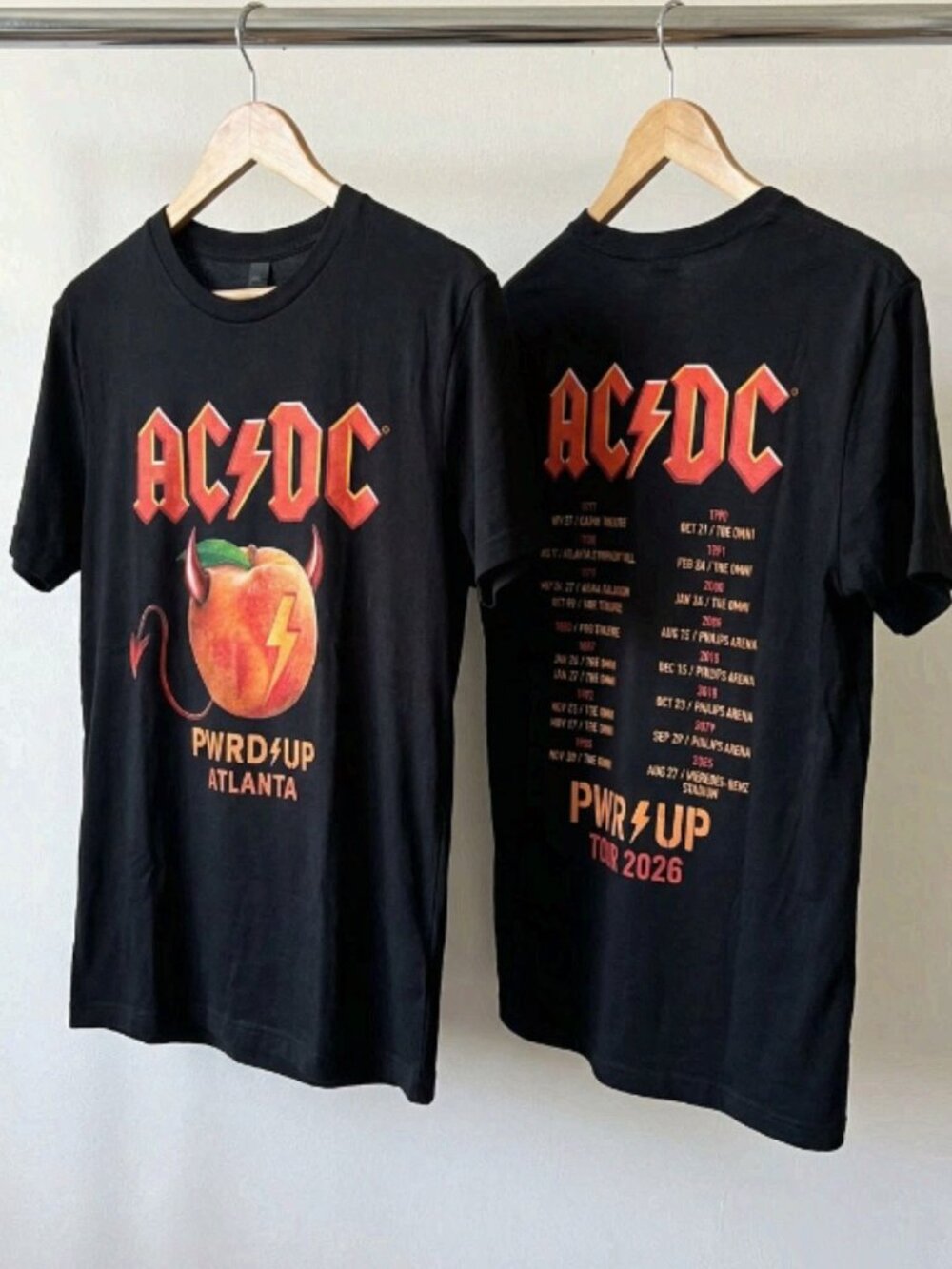 AC/DC Atlanta GA Event 2026 T-Shirt Reprint